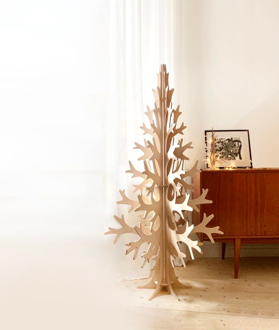 Digital Download – CNC/Laser Cut Template for Beautiful Plywood Christmas Tree Design (150 cm Tall)