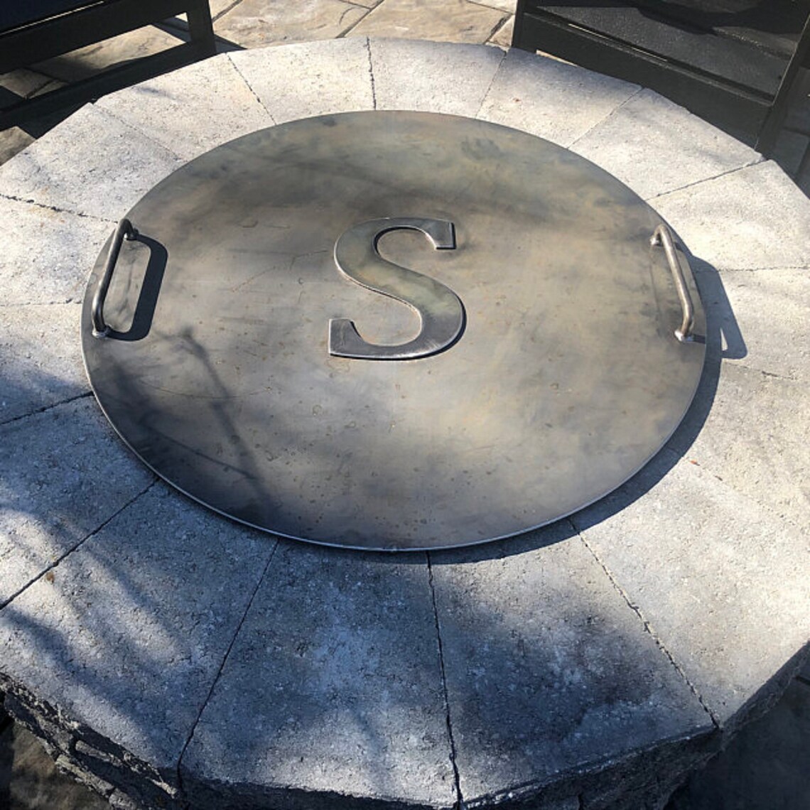 Fire Pit Lid 37 Outer Diameter. 10 Letter and 2 Etsy UK