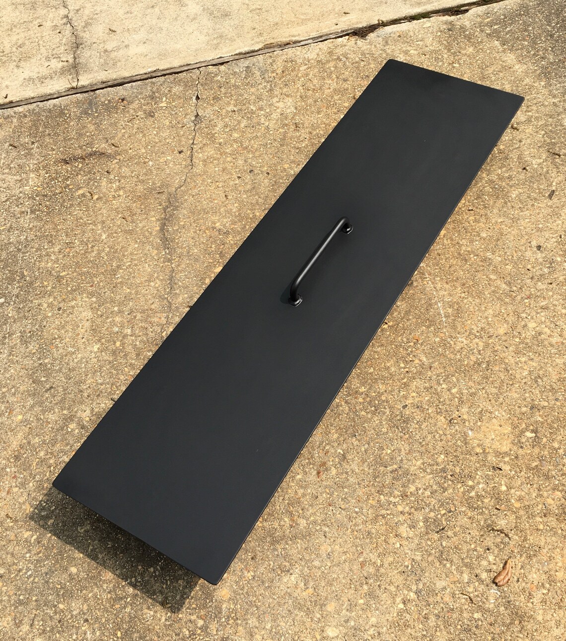 Fire Pit lid 42 x 12 rectangle. Sturdy 1/2 Etsy