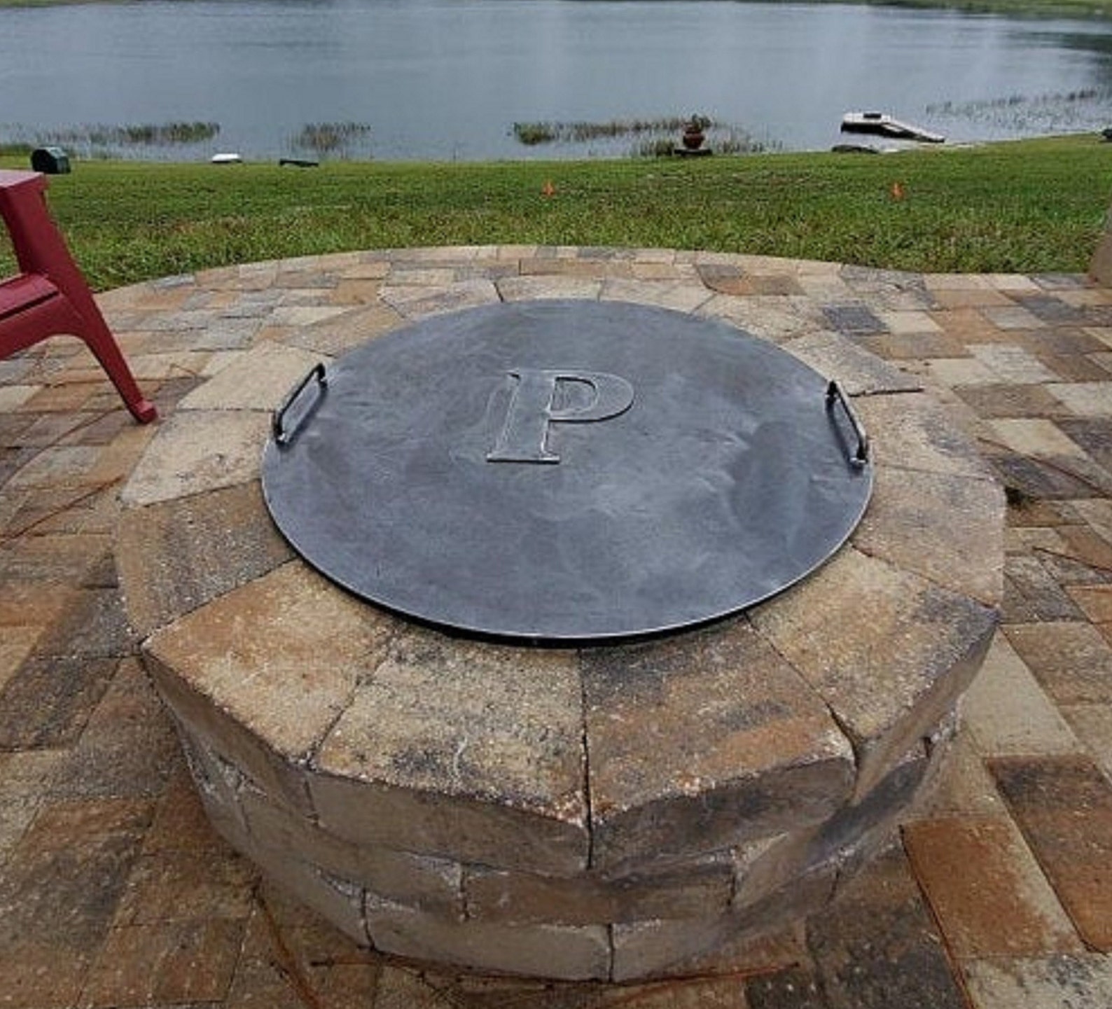 Fire Pit Lid 48 Outer Diameter. 10 Letter and 2 Etsy