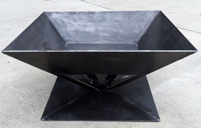 fire pit with solid top