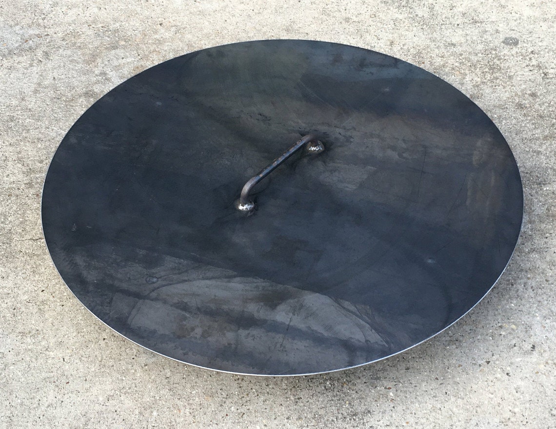 Round Fire Pit lid 18 thru 50 diameter available. Etsy