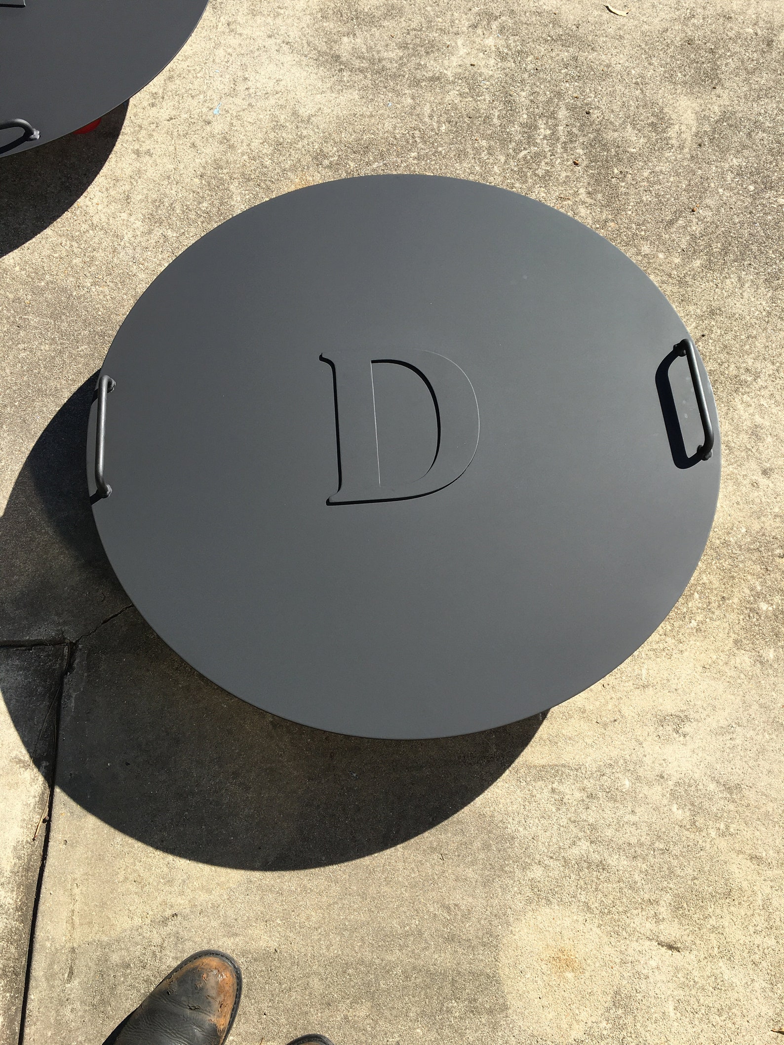 Fire Pit Lid 37 Outer Diameter. 10 Letter and 2 Etsy UK