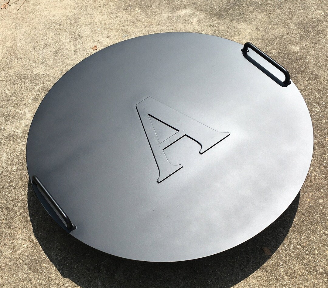 Fire Pit Lid 291/2 Outer Diameter. 10 Letter and Etsy