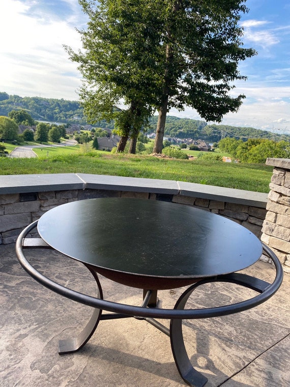Round Fire Pit lid 18 to 46 diameter. SHIPS FREE. Etsy