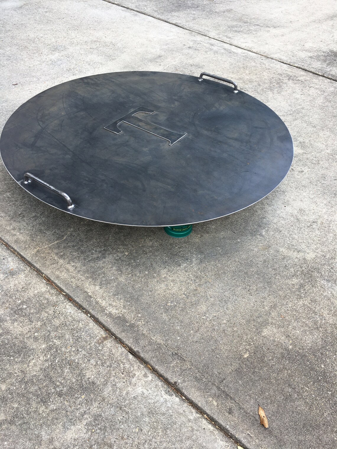 Fire Pit lid 36 outer diameter. 10 letter and 2 Etsy