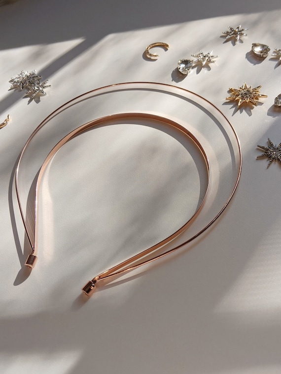 Simple Halo Headband, Double Hair Band, Wedding Bridal Hair  display picture 3