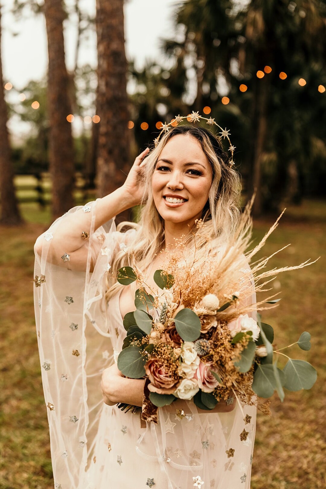 Golden Astronomer, Gold Star Halo, Headband, Mary Hairband  display picture 3