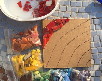 Mosaic Coaster Kit, Make Your Own Design