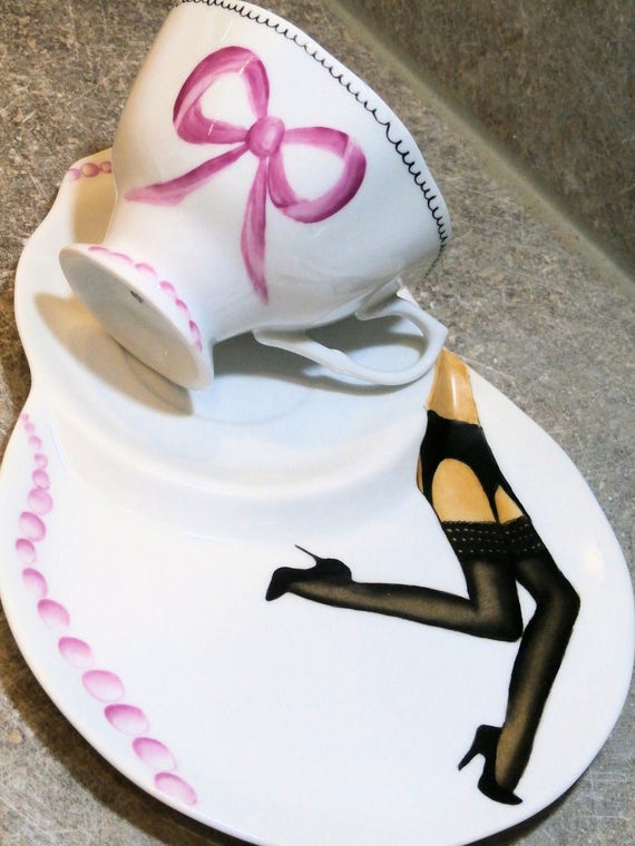 Les Dessous Chics De Madame Glamour Chic Lingerie Baroque Etsy France