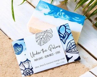Under the Palms Soap Bar: Shea, Aloe & Coconut Mango Oils