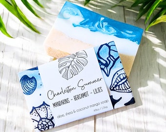 Charleston Citrus Soap Bar: Deluxe Spa Gift for Weddings and Welcome Bags