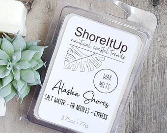 Alaska Shores Wax Melts: Soy Blend, Beach Wedding Favors
