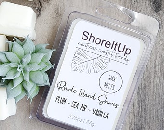 Rhode Island Shores Wax Melts: Black Sea Scented Soy Wax Bar