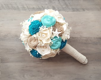 Beach Wedding Bouquet Etsy
