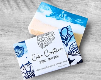 Cabo Coastline Soap Bar: Aloe, Shea, Coconut Mango Oils
