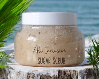 All Inclusive Sugar Scrub | Self Care for Bath Scrubs and Relaxation | Gifts for Her