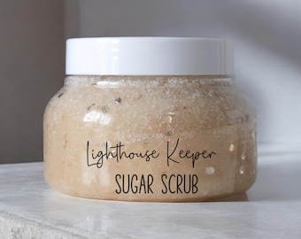 Lighthouse Keeper Sugar Scrub | Self Care for Bath Scrubs and Relaxation | Gifts for Her