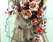 Dracula II paper wedding bouquet Book paper rose bridal bouquet