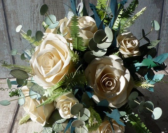 True to nature paper flower bouquet