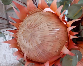 Protea bouquet paper flower posy