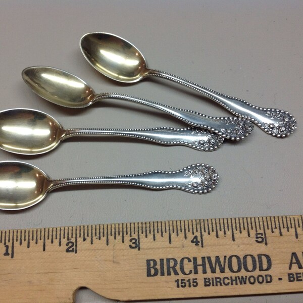 Sterling Gorham Lancaster Demitasse Spoons Vintage