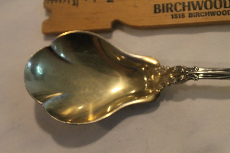 Gorham Mythologique Sterling Silver Berry Casserole Serving Spoon 'A' For Sale at