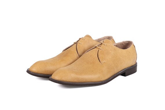 mens yellow oxford shoes