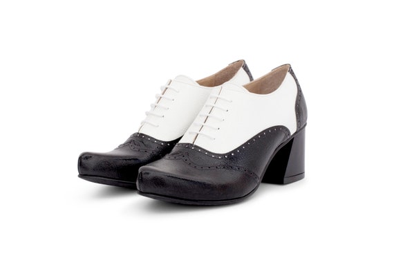 block heel oxford shoes
