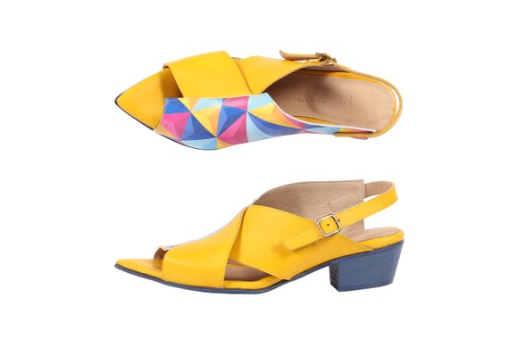 yellow sandals