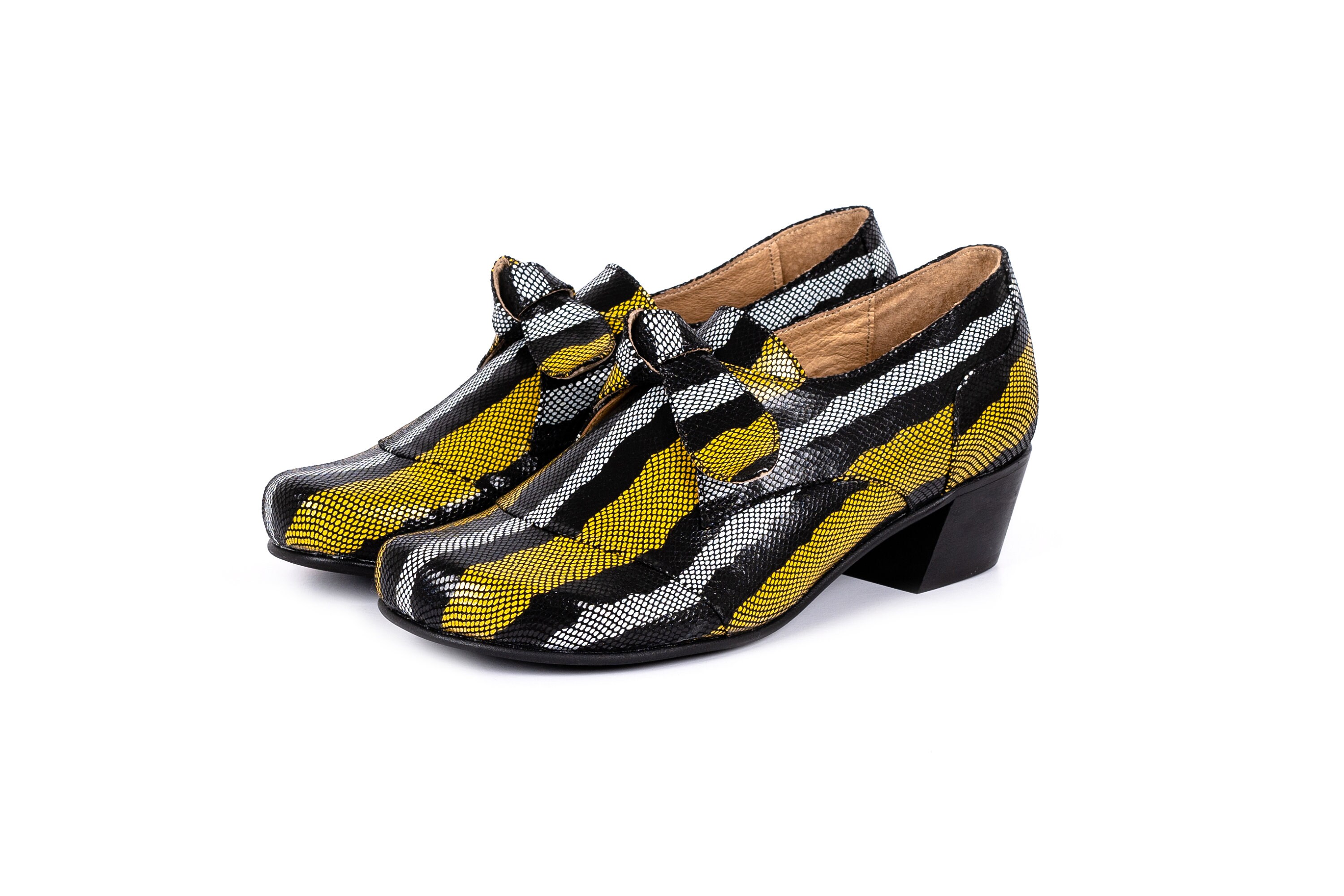 yellow designer heels