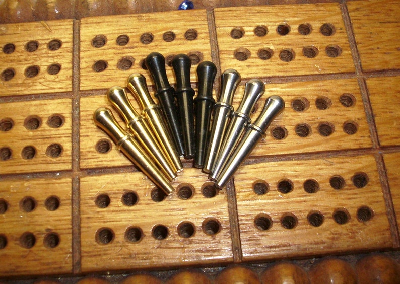 9classic Cribbage Pegs for 3/32. 3each brass Copper Etsy