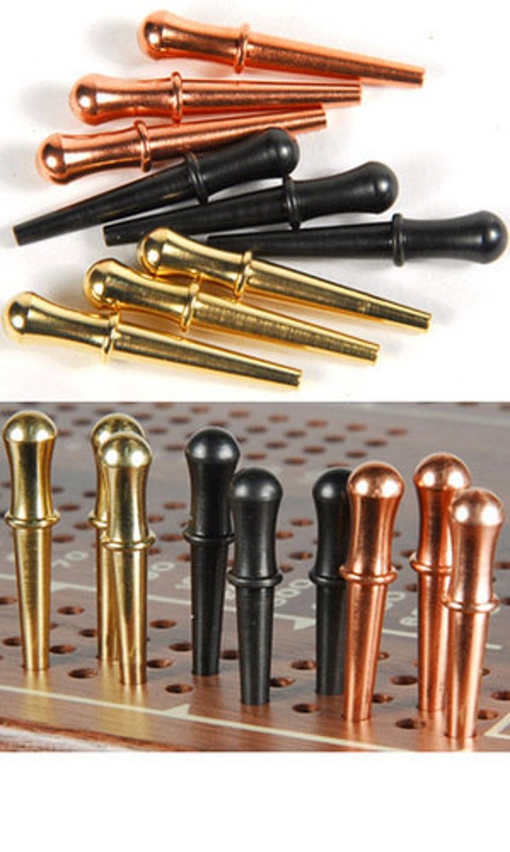 9classic Cribbage Pegs for 3/32. 3each brass Copper Etsy