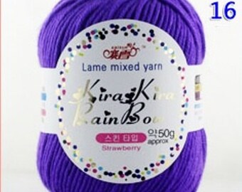 韓国産ミルクヤーン 1玉50g @ 3.00 USD 今すぐ!!! @クリアランスセール 9玉 @ 25.00 USD !