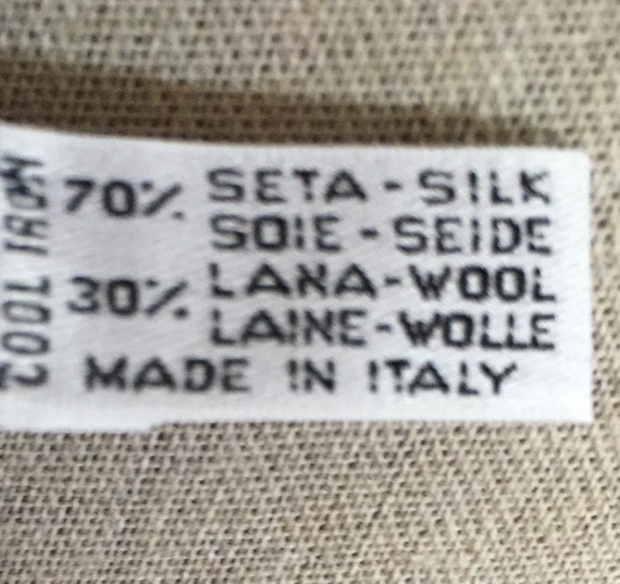 Vintage Silk and Wool Italian Scarf .. Free Shipp… - image 7