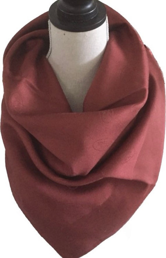 Vintage Silk and Wool Italian Scarf .. Free Shipp… - image 3