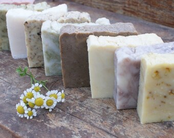 Bulk organic soaps, bar soap, you choose 10 soaps, organic essential oil soap, gift basket under 75, eco-friendly gift, wholesale soaps
