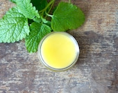 Lemon Balm Salve, Herbal Lemon Balm Lip Baln, Natural Lip Salve, Organic Lemon Balm Salve, Natural Lemon Balm Salve, Herbal Lip Balm