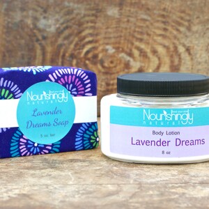 Lavender Body Lotion, Organic Lavender Essential Oil Lotion, Small Batch Skincare, Paraben Free, Dye Free Lotion, Large Lavender Hand Cream image 4