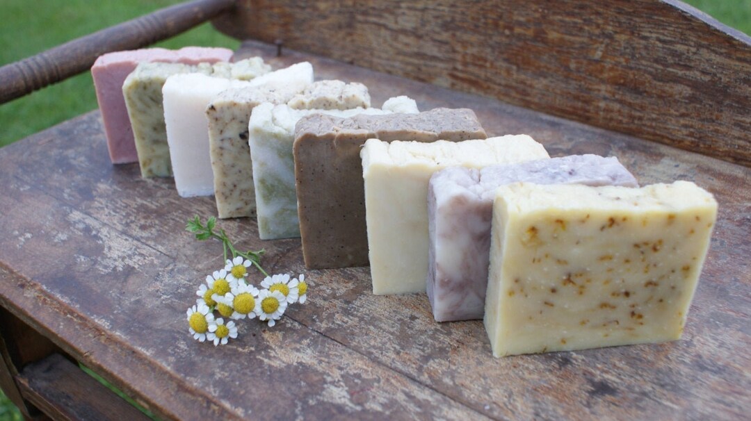 Bulk Organic Soaps Bar Soap You Choose 10 Soaps Organic Etsy