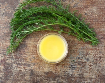 Yarrow Salve, Yarrow Herbal Salve, Tea Tree Oil Salve, Natural First Aid Balm, Herbal Salve, Yarrow, Herbal Remedy