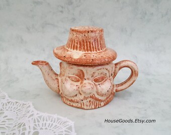 Decorative Ceramic Collectible Small Vintage Tea Pot Kitchen Home Garden Decor