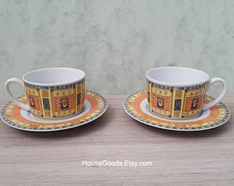 Cups and Saucers Vintage Cups Tea Cups Porcelain Cups Floral Cups Sandra Ruh Kitchen Decor