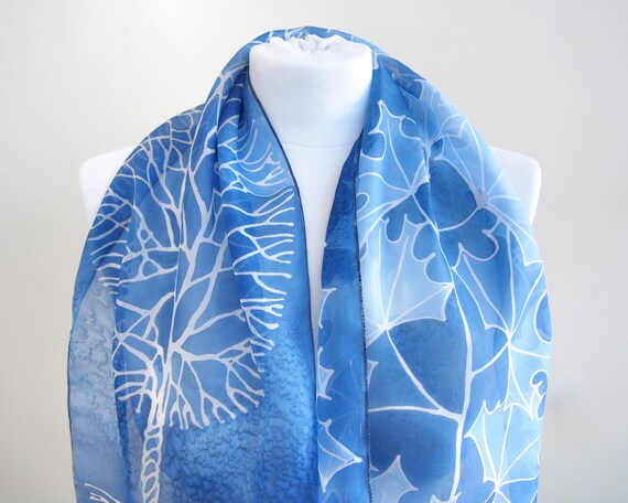 Pretty silk shop scarves