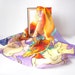see more listings in the Multicolored silk scarfs section