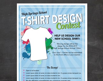 t shirt business flyer