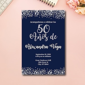 50 años - El libro de visitas: Decoración para el 50 cumpleaños – Regalos  para hombre y mujer - 50 años - Edición Globos Oro Negro - Libro de firmas   y