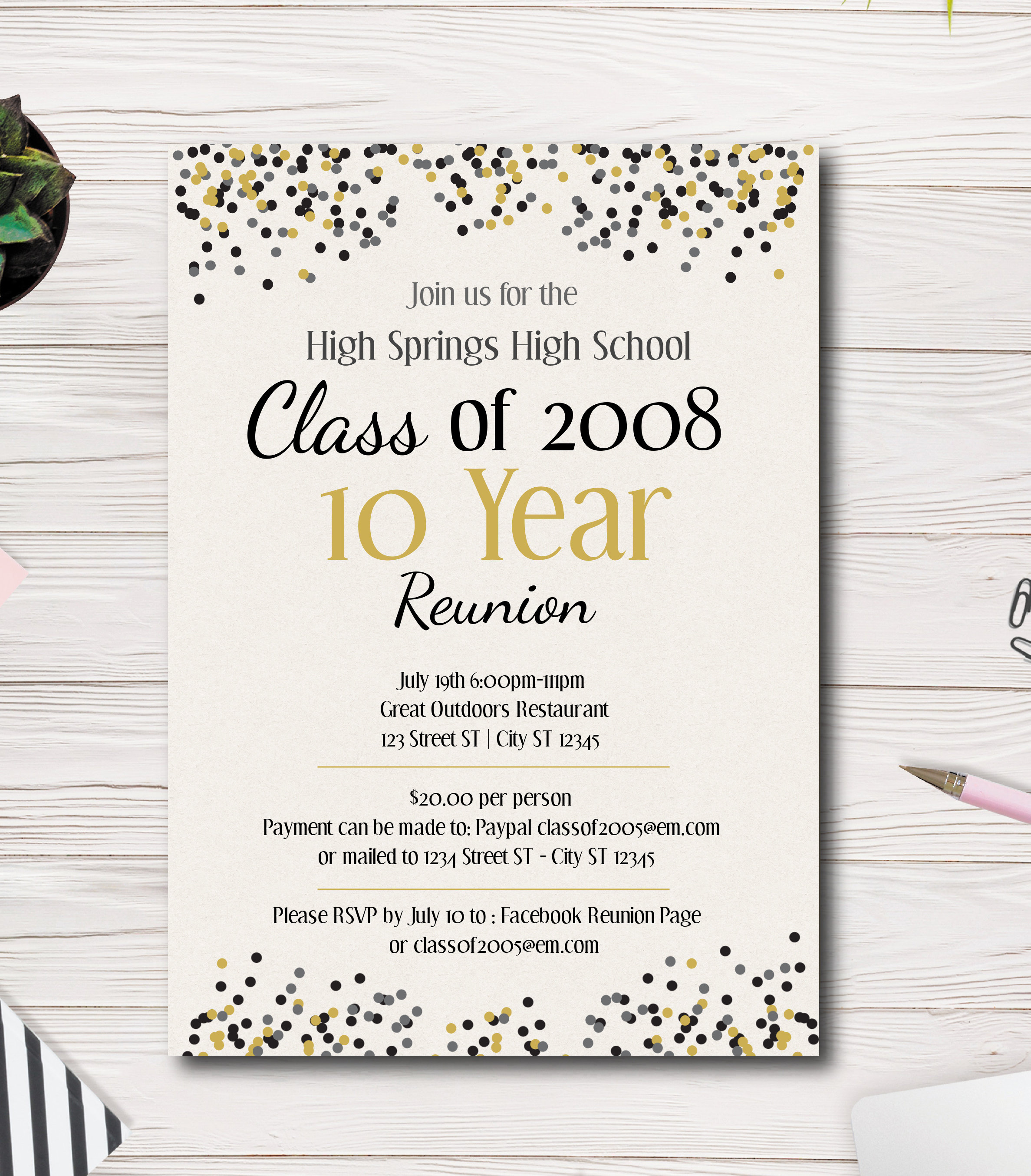 Family Reunion Invitation Letter