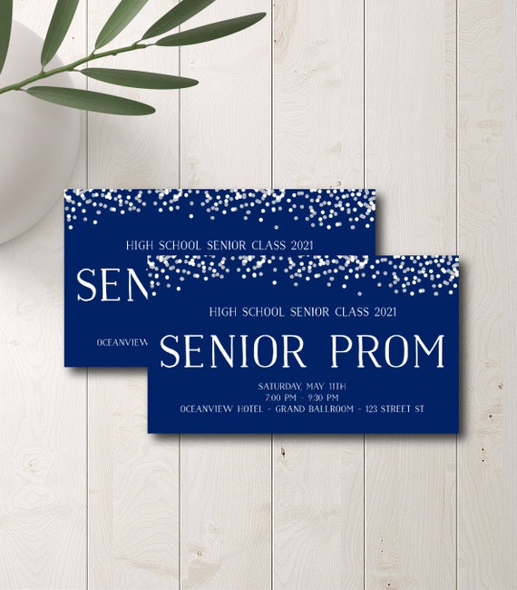 Senior Prom Tickets, Junior Prom Tickets, Event Tickets, tickets only, Edit yourself, Easy to use template Il_570xn
