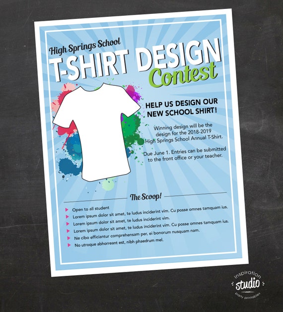 T-shirt Flyer Graphics, Designs & Templates